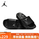 Jordan男子拖鞋 喬丹沙灘鞋 鏤空排水 軟彈不臭腳運動(dòng)鞋HQ2163-001黑44