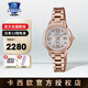 卡西歐（CASIO）手表女表女士小表盤(pán)指針表4522輕奢防水表女生節日禮物送女友 SHE-4522CG-4A 光能+藍寶石鏡面