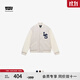 Levi's李維斯男士3M新雪麗美式高街休閑插肩寬松棒球外套 米色 L