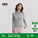 森馬森柔毛衫|毛衣女高領(lǐng)純色冬季2024新款緊身打底衫顯瘦小心機 中花灰00510 165/88A/L