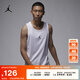 耐克（NIKE）Jordan官方耐克喬丹男子背心純棉簡(jiǎn)約FQ6990 100白 L