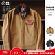 馬登工裝底特律獵裝夾克男美式復古J001巴恩風(fēng)翻領(lǐng)谷倉外套秋季新款 卡其色 【美拉德穿搭/星級穿越同款】 L