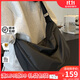 viney新款包包女包品牌斜挎包帆布包小包生日禮物送女友老婆 【黑色】高級感實(shí)用學(xué)生背包 時(shí)尚輕奢牛津布單肩餃子包