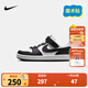 NIKE 耐克男女童休閑板鞋COURT BOROUGH魔術貼易穿脫兒童運動童鞋低幫 DV5457-131 33.5 【建議腳長21cm】