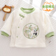 小三月新生嬰兒衣服秋冬棉衣上衣棉襖剛出生寶寶加厚冬季棉服分體冬裝 A111-S綠色 【夾層棉花】 80 cm 建議20-24斤