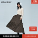 moussy 新法式田園風(fēng)碎花傘裙花邊半身裙女028IAZ31-1011 065花紋棕色 均碼 00020/F