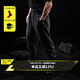 Monster Guardians運動(dòng)褲男 大口袋黑色寬松高腰束腳長(cháng)褲 Black  黑色 2XL