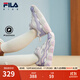 FILA斐樂(lè )兒童童鞋跑步鞋2025年冬季新款男女小童運動(dòng)鞋子籃球鞋 奶白/石南紫-GA 32