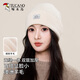 啄木鳥(niǎo)羊毛帽子女冬季加厚保暖針織毛線(xiàn)帽戶(hù)外騎行滑雪防寒護耳冬帽女生
