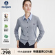 Navigare意大利小帆船圓領(lǐng)針織開(kāi)衫女士秋冬款長(cháng)袖休閑外套氣質(zhì)內搭毛衣女 太空灰 M 碼
