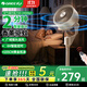 格力空氣循環(huán)扇電風(fēng)扇家用落地扇柔音遙控立式渦輪臺式宿舍電扇 米色（升降+遙控款）