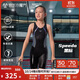 速比濤（Speedo）兒童泳衣電氣矩陣黑標Hero5.0鯊魚(yú)皮競速連體泳衣女童 黑/藍 9-10