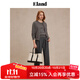 ELAND【經(jīng)典匹馬】衣戀毛針織衫女學(xué)院圓領(lǐng)通勤開衫2025新款 灰色(15)Grey M /165