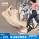 HOKA 新款秋季女鞋克利夫頓 10跑步鞋CLIFTON 10輕量透氣緩震 香草色/樺樹色 38