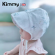 Kimmy英國純棉嬰兒帽子0-1歲寶寶防曬遮陽(yáng)帽春夏款男女兒童帽子小童帽 小樹(shù)花花 均碼 42-48CM（建議3-18個(gè)月）