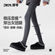 JKN灰色打底褲女秋冬加厚【微壓顯瘦】加絨薄絨壓力發(fā)熱豎條紋連褲襪