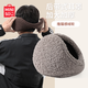 名創(chuàng  )優(yōu)品耳罩男后戴式冬騎車(chē)保暖護耳套學(xué)生耳暖包騎行防寒耳捂子 淺棕【加大加厚】