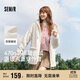 森馬（Semir）森馬外套女仿羊羔毛搖粒絨雙面穿連帽重磅夾克24新款109724108002