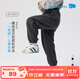 麗嬰房【厚款加絨】?jì)和咏q褲子男童休閑長(cháng)褲女童褲子兒童秋冬款長(cháng)褲 復古深灰 150 cm