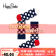 Happy Socks秋冬款襪子女男襪薄荷曼波彩虹白色棉襪中筒襪 經(jīng)典波點(diǎn) 1雙 M 36-40