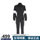 阿瑪尼（ARMANI）ARMANI阿瑪尼男裝運動(dòng)套裝時(shí)尚運動(dòng)服字母標春秋款上衣褲子 黑色（6LPV63） XL （160-180斤）僅供參考