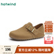 熱風(fēng)（Hotwind）【商場(chǎng)同款】女鞋通勤勃肯鞋2025年春秋新款慵懶百搭松果鞋半拖鞋 08杏色(可踩腳款)H15W25106 37