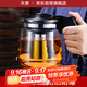 天喜玻璃茶壺加厚耐熱大容量茶吧機水壺玻璃內膽過(guò)濾泡茶壺