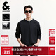 杰克·瓊斯（JACK&JONES） 男裝秋季T恤日常百搭假兩件胸前刺繡略寬松版長(cháng)袖上衣225302003