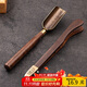 逸居客（YIJUKE）【2件套】黑檀木茶勺茶葉夾防滑茶鑷子茶夾茶匙功夫茶具配件茶道