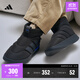 adidas ADIPUFF面包鞋保暖防滑耐磨柔軟中幫棉鞋阿迪達斯輕運動(dòng) 黑色/碳黑/皇家藍(推薦腳型偏胖選大半碼)   42