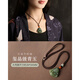 胖東來(lái)品質(zhì)和田玉石彌勒佛吊墜女款玉佩項鏈女士掛件佛公大肚開(kāi)心 【大號款/棕繩】璽晶級青玉+波蘭進(jìn)口冰絲棉繩