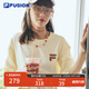 FILA FUSION斐樂(lè )潮牌短袖T恤情侶同款夏時(shí)尚寬松針織短袖衫 仿古白-IV 185/104A/XXL
