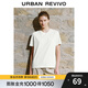 UR2025春季新款女裝時(shí)尚休閑百搭純色寬松短袖T恤UWB450019 本白 S