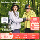 巴拉巴拉【風(fēng)殼衣】童裝兒童薄外套男女童上衣2025秋裝防水搖粒絨兩件套潮 粉紫70011 150