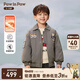 PawinPaw卡通小熊童裝25年秋冬新款男童寬松棉服棉襖保暖防風(fēng)外套 Grey灰色/15 110