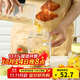 樂(lè )扣樂(lè )扣（LOCK&LOCK）會(huì )呼吸的發(fā)酵容器玻璃儲物罐泡酒臘八蒜果醬密封罐泡菜壇2.2L綠色