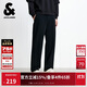 杰克·瓊斯（JACK&JONES） 男裝秋季經(jīng)典百搭休閑純棉舒適松緊抽繩運動(dòng)直筒衛褲22531D030