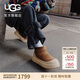 UGG明星同款秋季新款男女同款雪地靴1174196CWTC|栗色/灰白色38