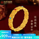 百年福牌古法花絲黃金戒指女足金999鏤空琺瑯指環(huán)送女友老婆生日禮物 下單請備注圈口【12-15#可選】 約3.5克【多退少補】