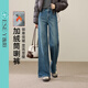 逸陽（ESE-Y）加絨筒喇牛仔褲女2025秋冬微喇褲 牛仔藍-常規(guī)（高163-170） 28
