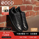 愛(ài)步（ECCO）板鞋男 經(jīng)典百搭牛皮輕奢休閑鞋 街頭521304 黑色41 HL