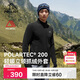 伯希和（Pelliot）抓絨衣男Polartec200秋冬保暖搖粒絨沖鋒外套女夾克114310191黑L