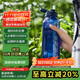 特百惠（Tupperware）水力瓶1.2L超大容量夏季戶(hù)外運動(dòng)水杯子帶吸管便攜冷水壺 夜海藍