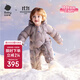 babycare兒童羽絨服秋冬白鴨絨保暖童裝輕薄寶寶外穿嬰兒爬服 循環(huán)灰 73