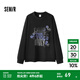 森馬（Semir）迪士尼米奇家族合作系列長(cháng)袖T恤男純棉2025春新款情侶裝印花 黑色90001 L