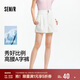 森馬（Semir）牛仔褲女寬松短褲chic百搭2025夏季高腰A字褲甜酷風(fēng)109325122001