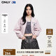 ONLY秋季NBA聯(lián)名款潮流三防短款棒球服外套女|124136021 C19 季淺粉色 S (160) 80A