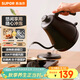 蘇泊爾（SUPOR）電水壺熱水壺 0.8L手沖咖啡壺長(cháng)嘴細口茶藝壺 燒水壺 304不銹鋼  泡茶壺 SW-08C01