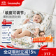 IMOMOTO嬰兒斜坡枕床中床新生兒防吐奶防嗆奶可調節喂奶神器 0-1 歲 【純棉枕套 四季通用】 貝拉果園