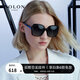 BOLON暴龍眼鏡新款偏光太陽(yáng)鏡女款時(shí)尚蝶型大框墨鏡BL5028 C10-灰色漸進(jìn)偏光